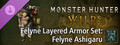 Monster Hunter Wilds - Felyne Layered Armor Set: Felyne Ashigaru